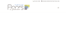 Tablet Screenshot of floorsofdistinction.com
