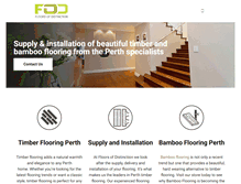 Tablet Screenshot of floorsofdistinction.com.au